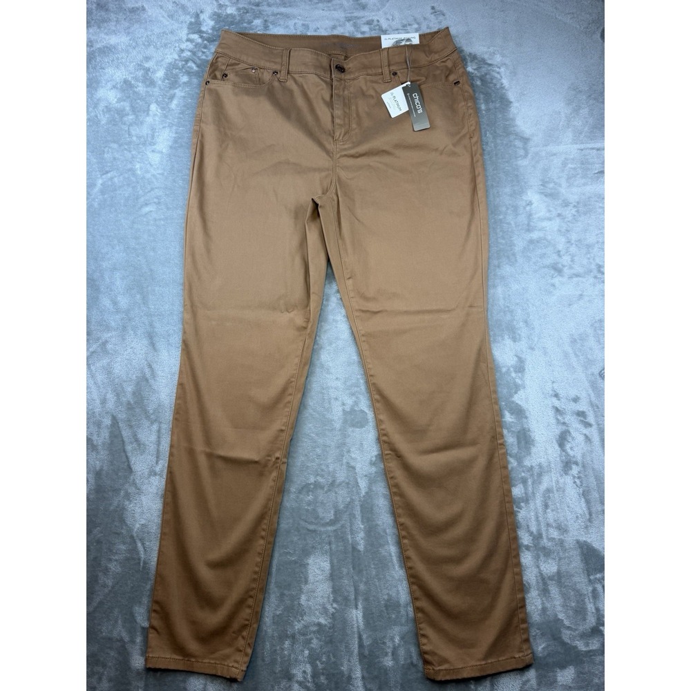 Chico's Pants Women's‎ Size 00 US 2 The Platinum Jegging Brown Tapered Slim NWT